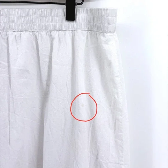 White Lace Cotton Eyelet‎ Maxi Skirt XL Boho Festival Western Prairie Cowgirl - Picture 6 of 8